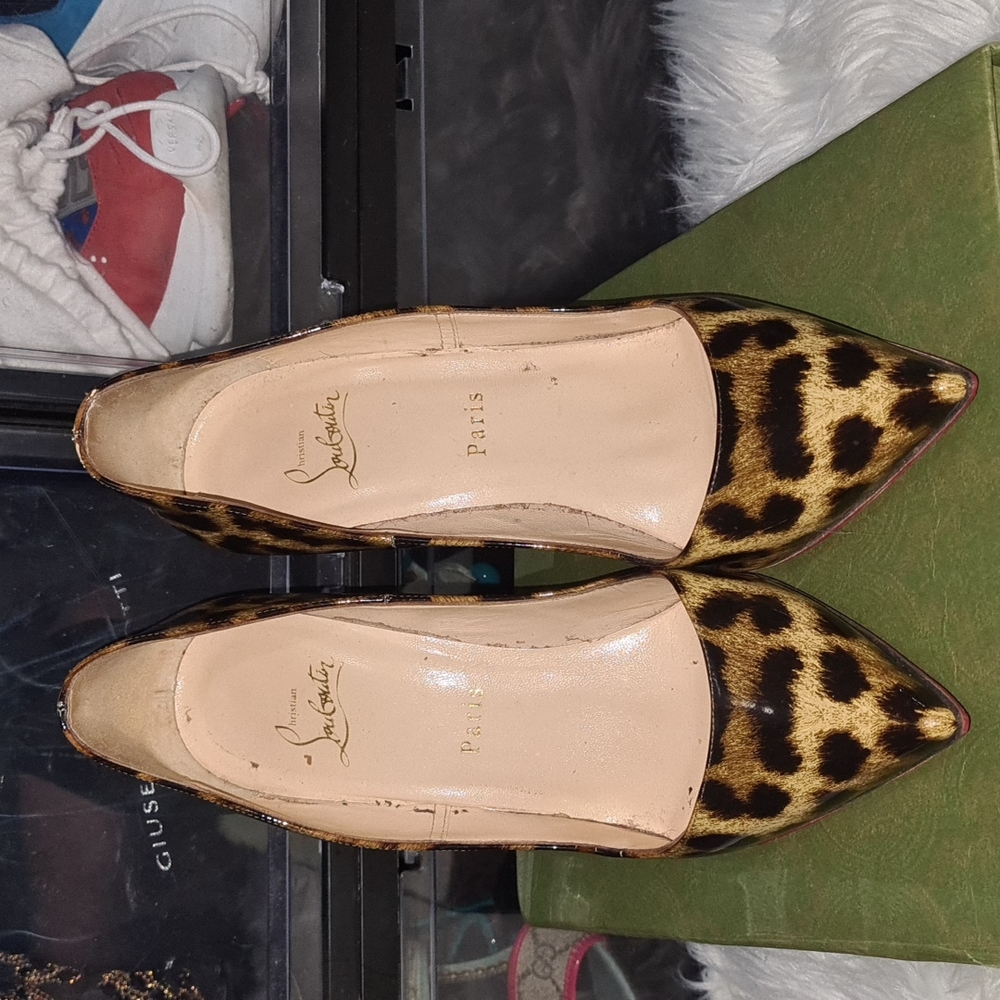 Christian louboutin Leopard so kates 120mm